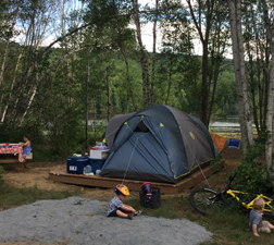 Tenting in New Brunswick